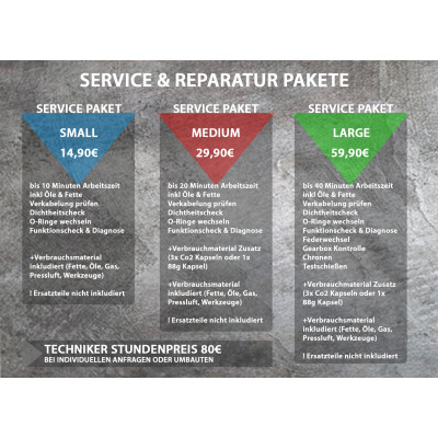 Service &amp; Reparatur Pakete sind ab jetzt verfügbar! - Service-&amp;-Reparatur-Pakete-sind-ab-jetzt-verfügbar!