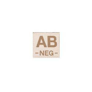 AB Neg Bloodgroup Patch Desert
