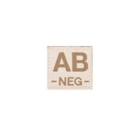 AB Neg Bloodgroup Patch Desert