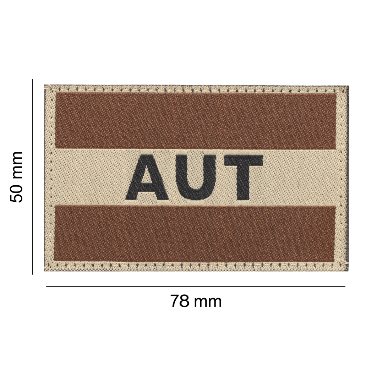 Austria Flag Patch Desert