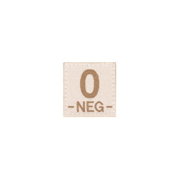 0 Neg Bloodgroup Patch Desert