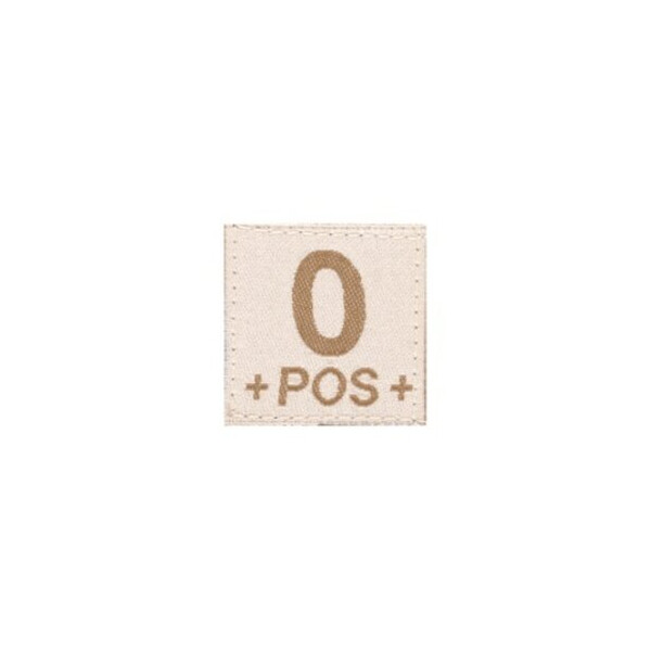 0 Pos Bloodgroup Patch Desert