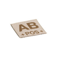 AB Pos Bloodgroup Patch Desert