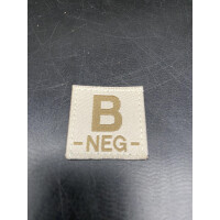 B Neg Bloodgroup Patch Desert