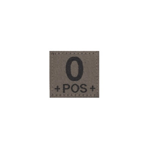 0 Pos Bloodgroup Patch RAL7013