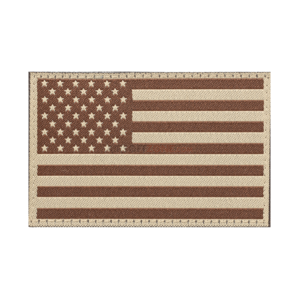 USA Flag Patch Desert