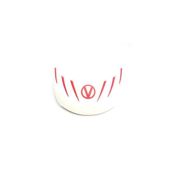 Virtue Stealth Visor - White/Red