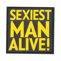 JTG Sexiest Man Alive Rubber Patch Yellow