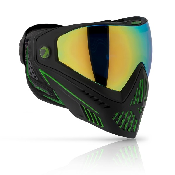 DYE i5 Maske Emerald Thermal Black / Lime 2.0