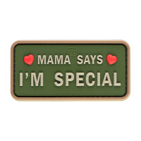 Mama Says Im Special Patch Grün