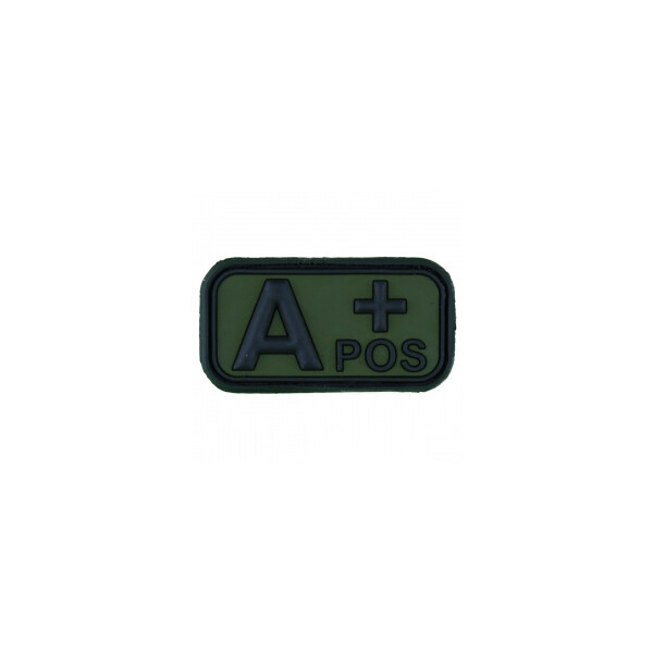 Bloodtype Rubber Patch A Pos Forest