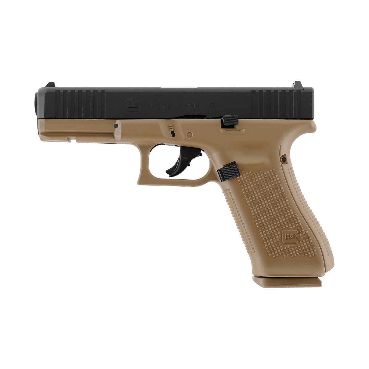 T4E Glock 17 Gen5 ,coyote, Kal..43 box