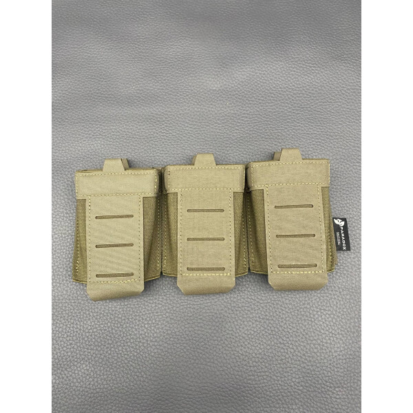 Paradox Tactical Triple M4 Fast Mag Pouch Ranger Green