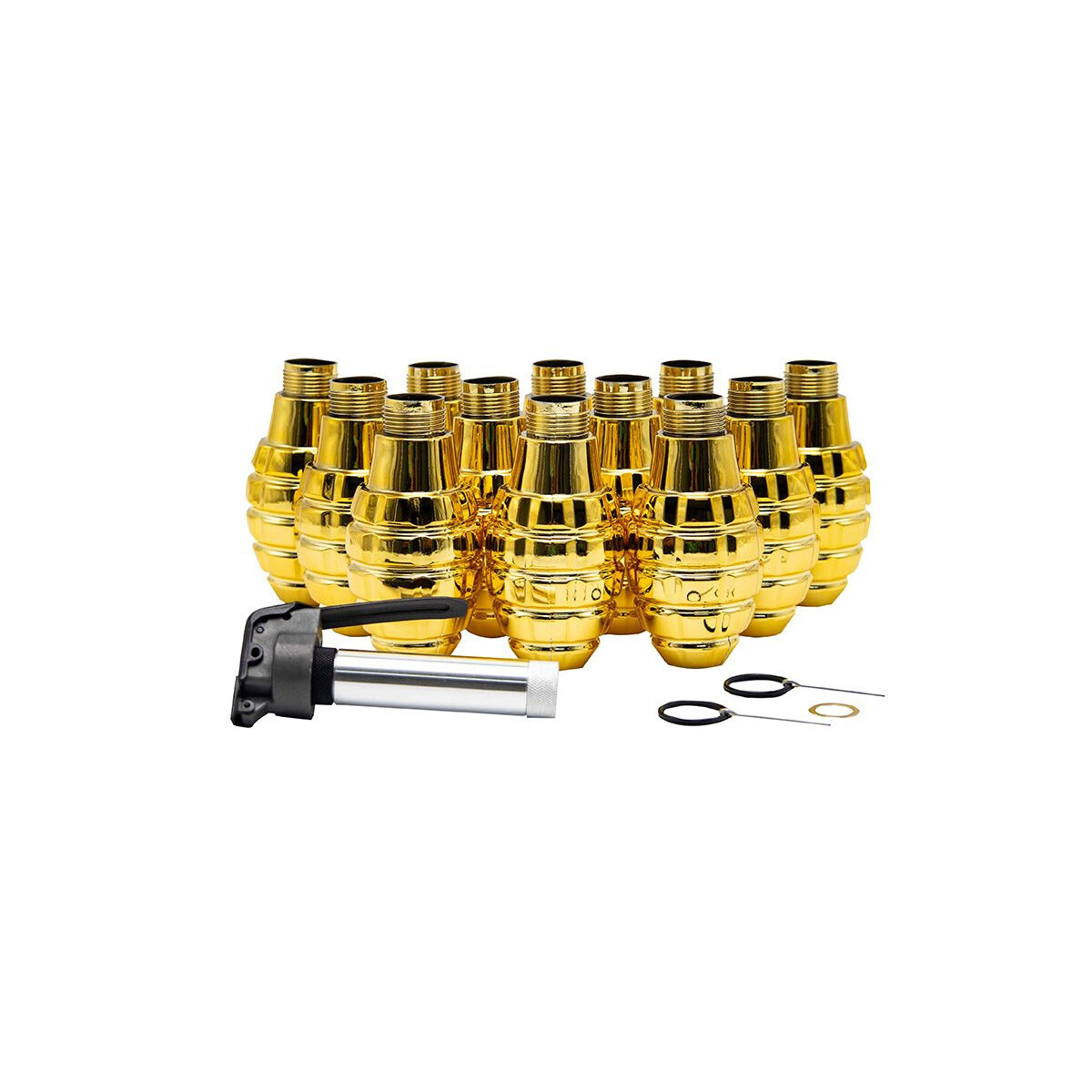 Hakkotsu Thunder B Sonic Grenade Complete Set Gold