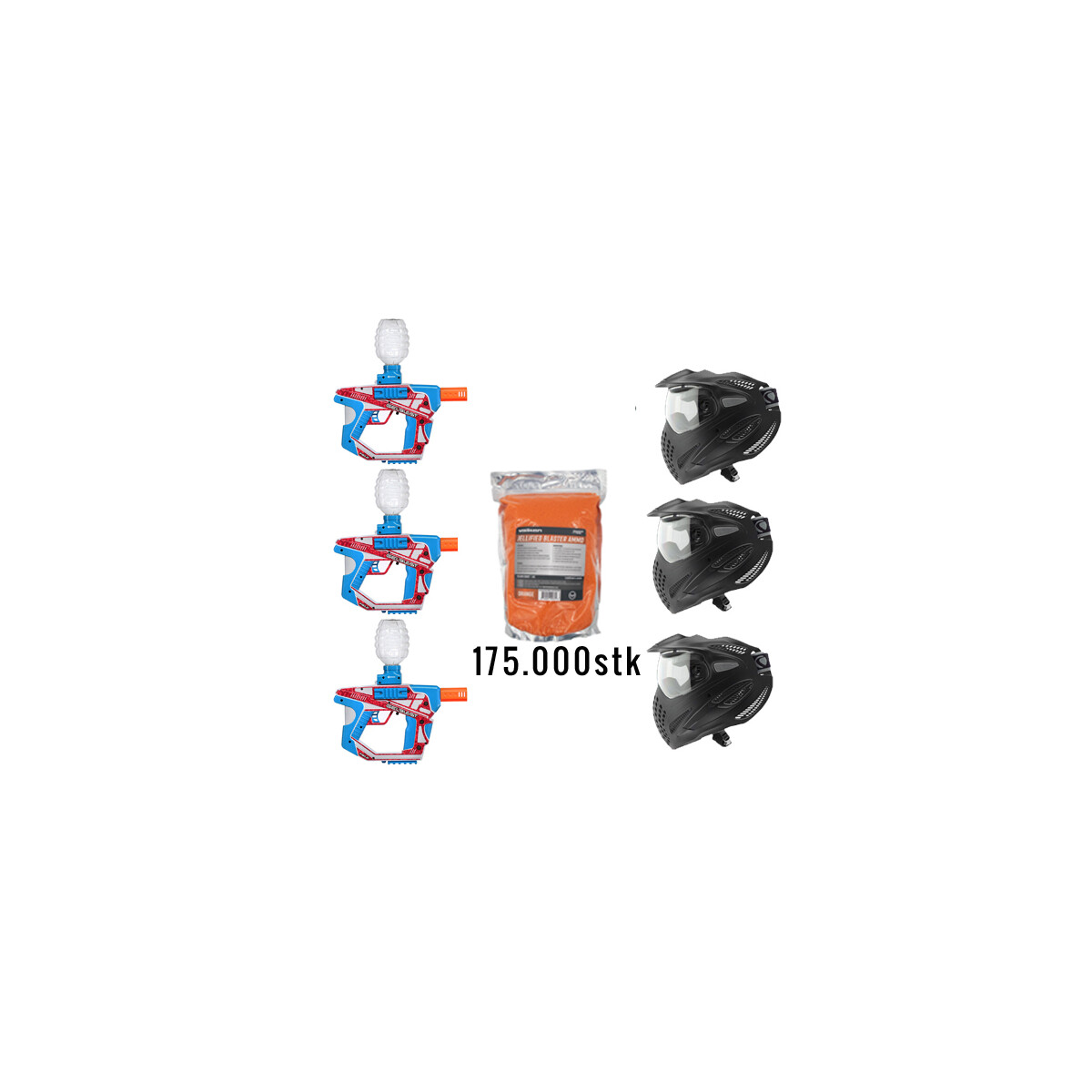 Field Gel Blaster Markierer Rot/Blau - 3er Set