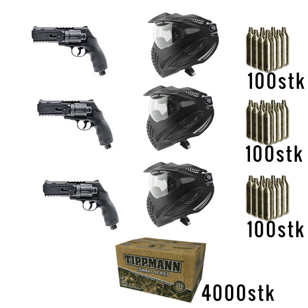NXG PS-100 Paintball Markierer Cal.50 , 11Joule - 3er Set