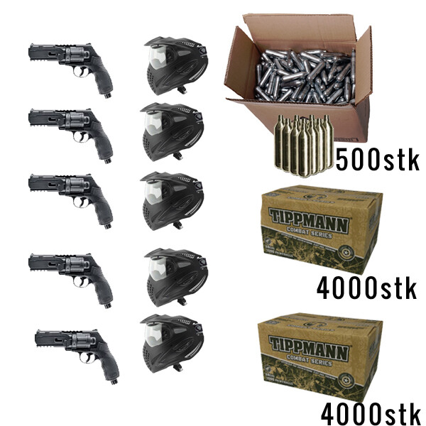 NXG PS-100 Paintball Markierer Cal.50 , 11Joule - 5er Set