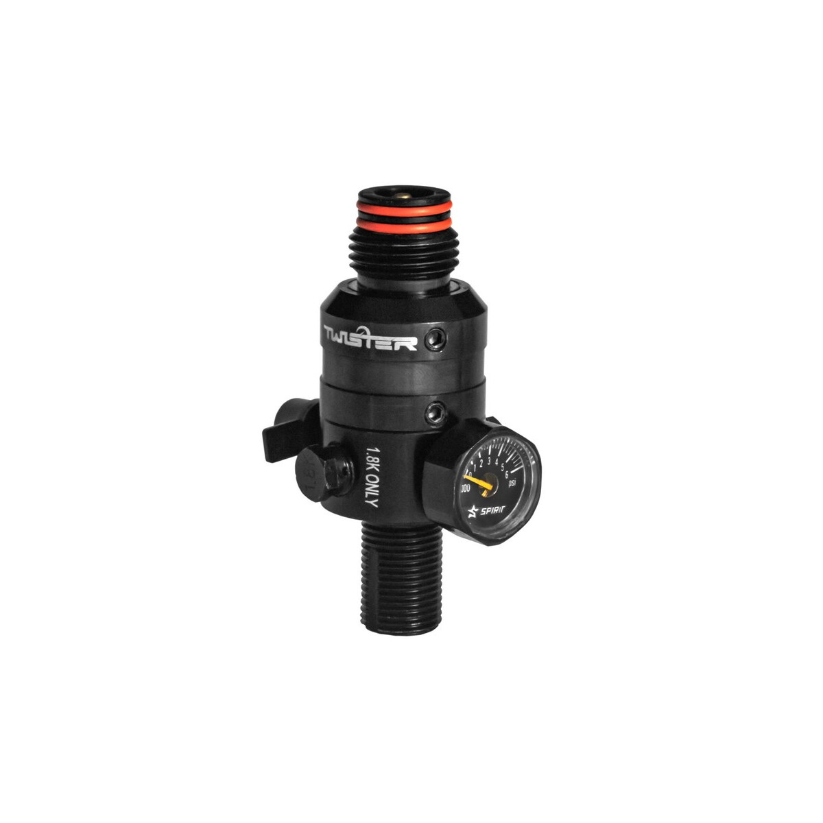 Spirit Field Twister HPA Regulador 300bar LP-HP, Black