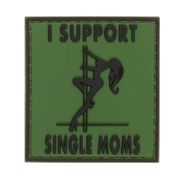 JTG I Support Single Mums Rubber Patch Forest
