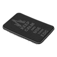 JTG Keep Calm EDC Rubber Patch Blackops