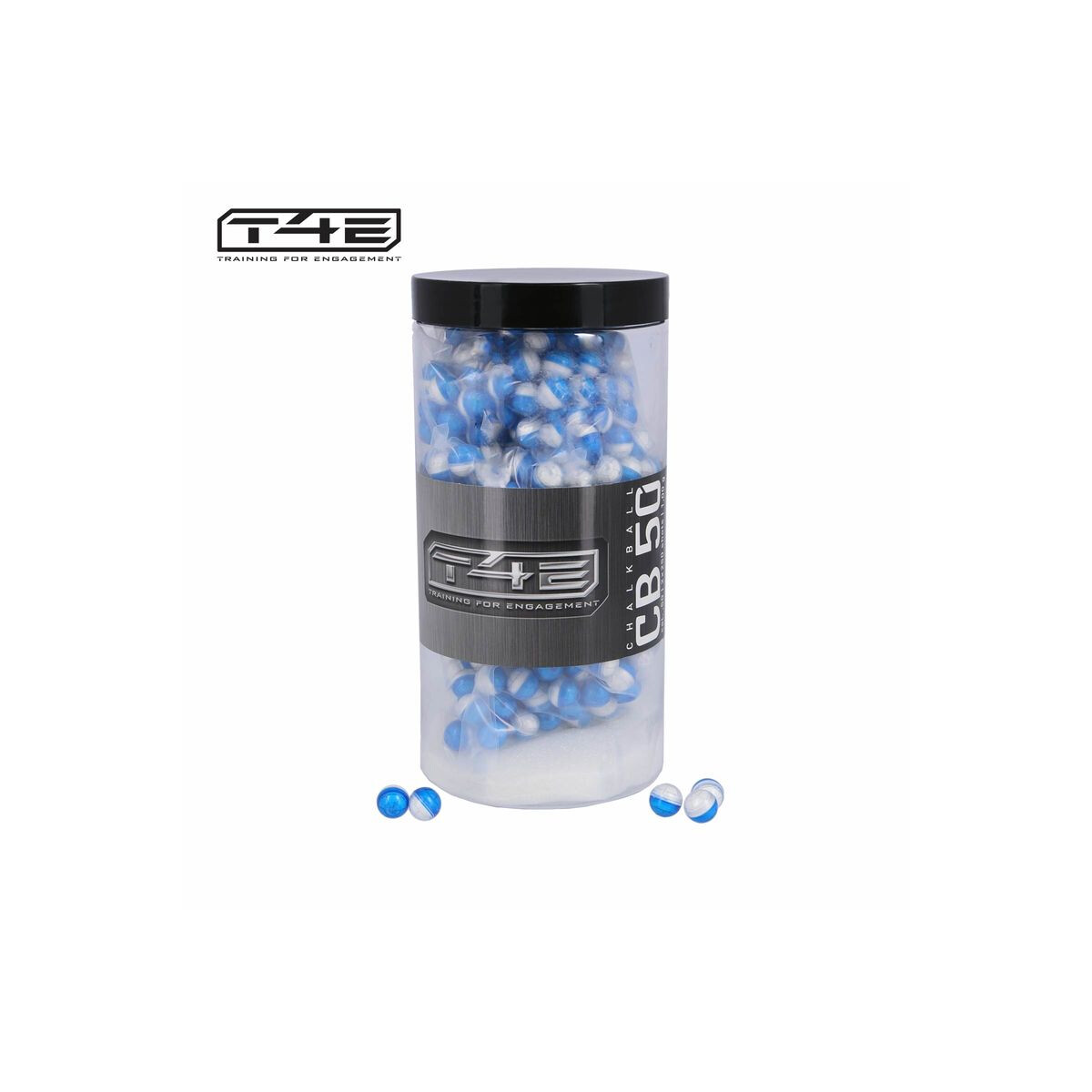 T4E CB 50 Kreidekugeln cal..50, 2x250er, Blau, 0,95g