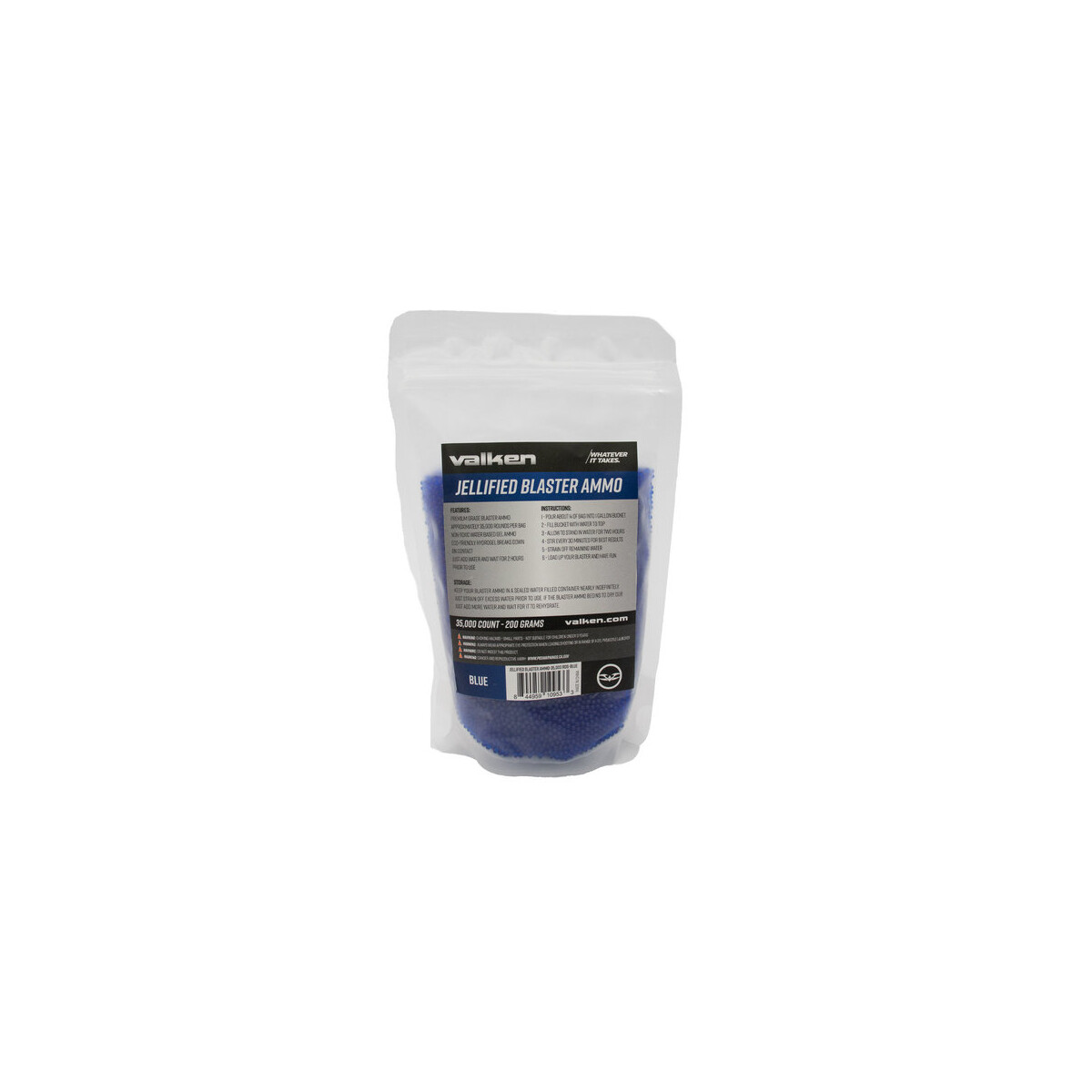 BBs Valken Gel Blaster Ammo 35.000 Blue box