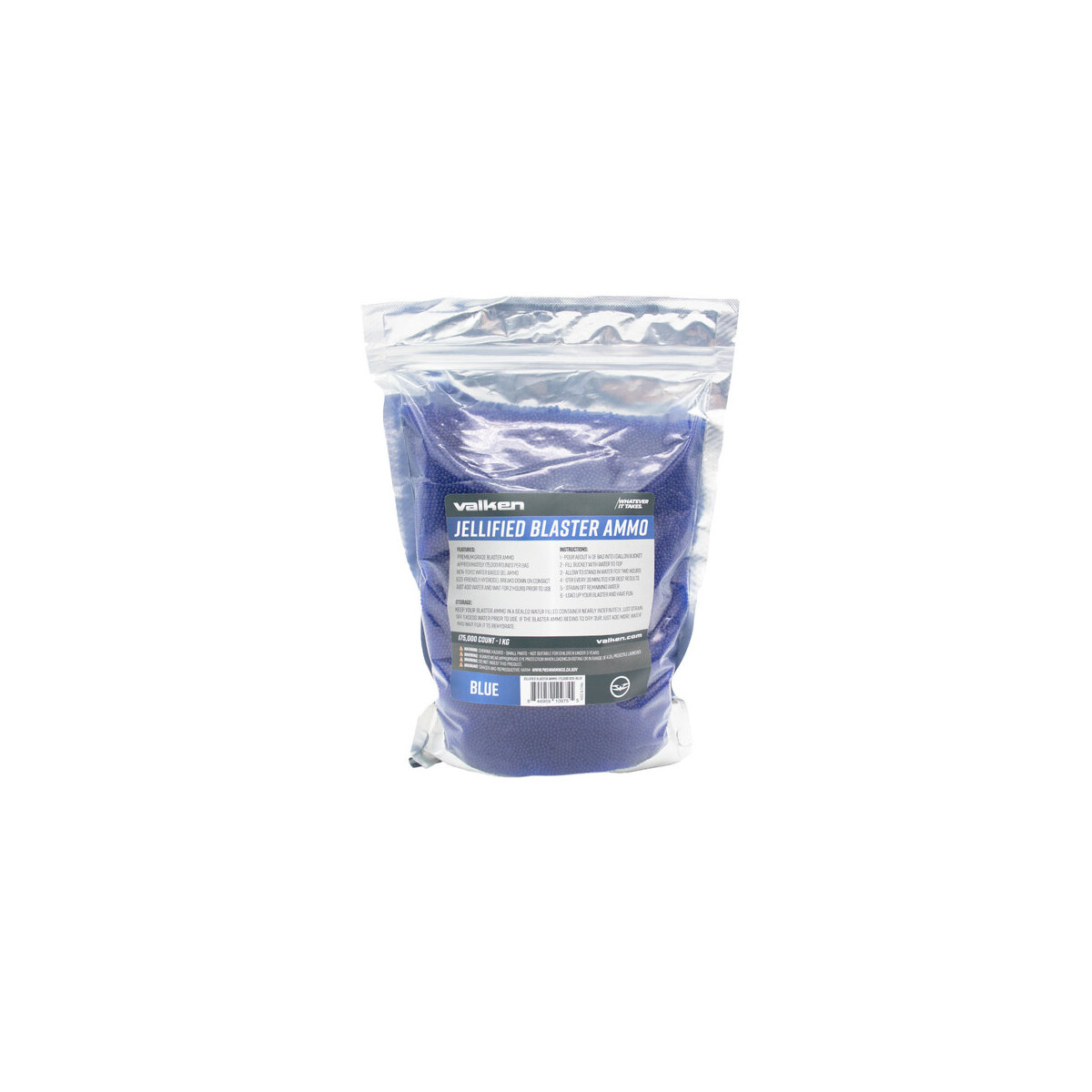 BBs Valken Gel Blaster Ammo 175.000 Blue